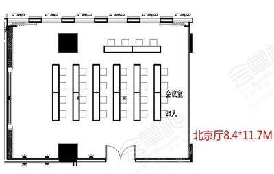 广州鸿德国际酒店北京厅场地尺寸图25